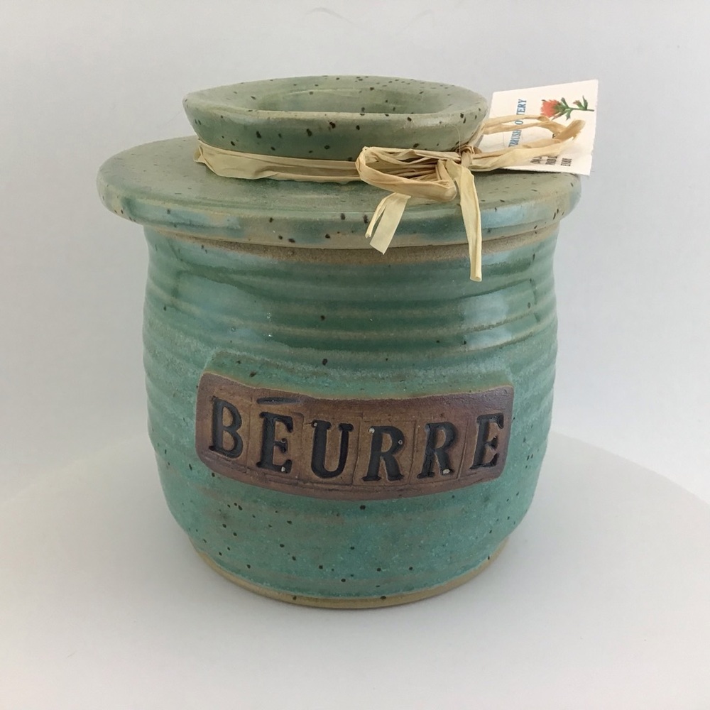 Art Pottery Butter Bell Butter Keeper NWT